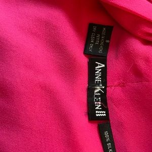 Ann Klein ll vintage pink silk jacket
